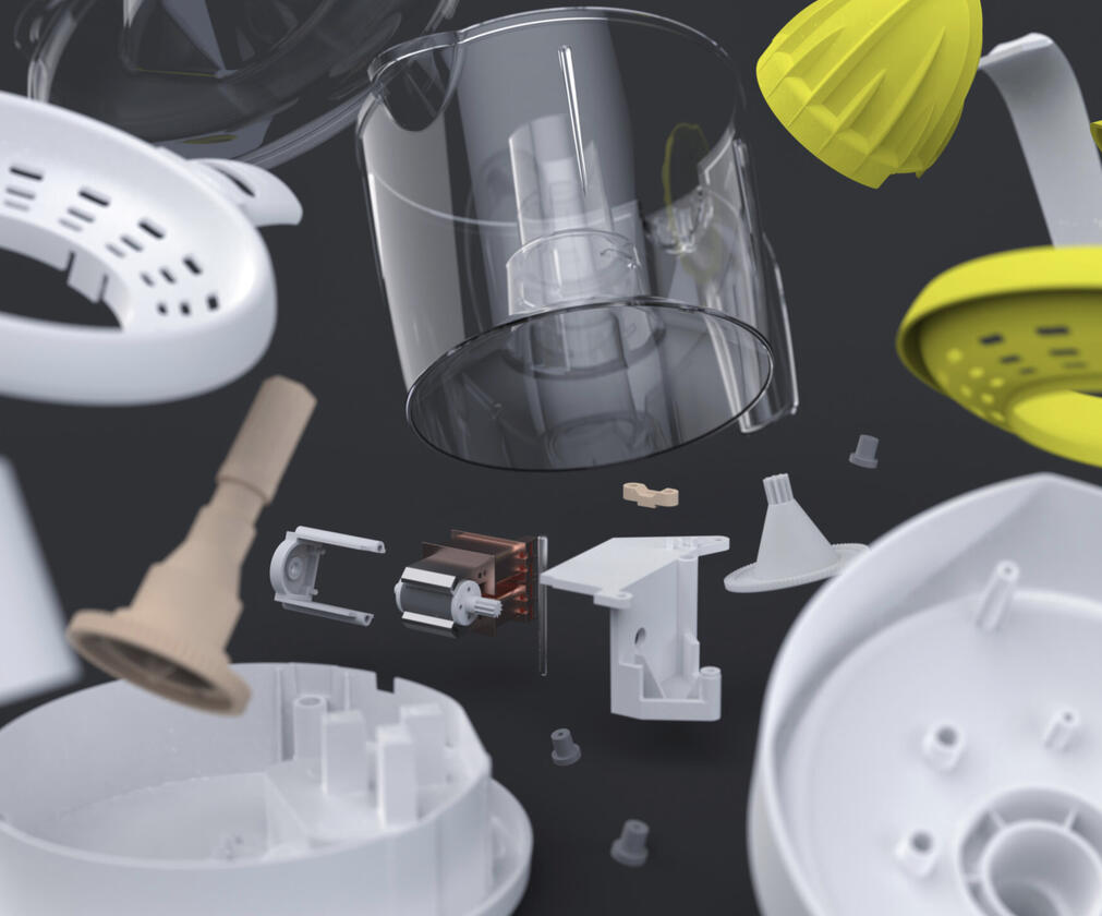 Black & Decker Juicer solidworks reverse engineering