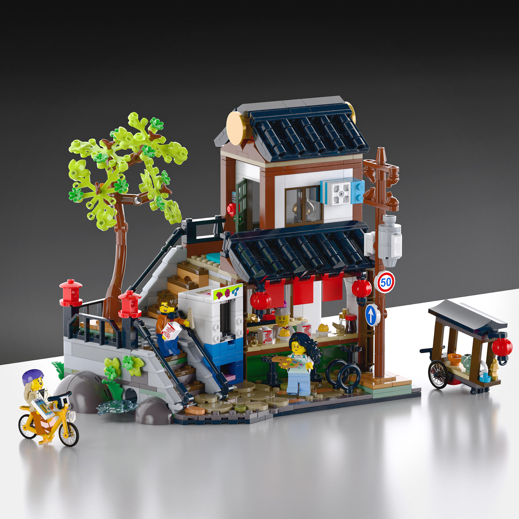 TRANQUIL MARKET LEGO Model Design Bricklink Designer Program
